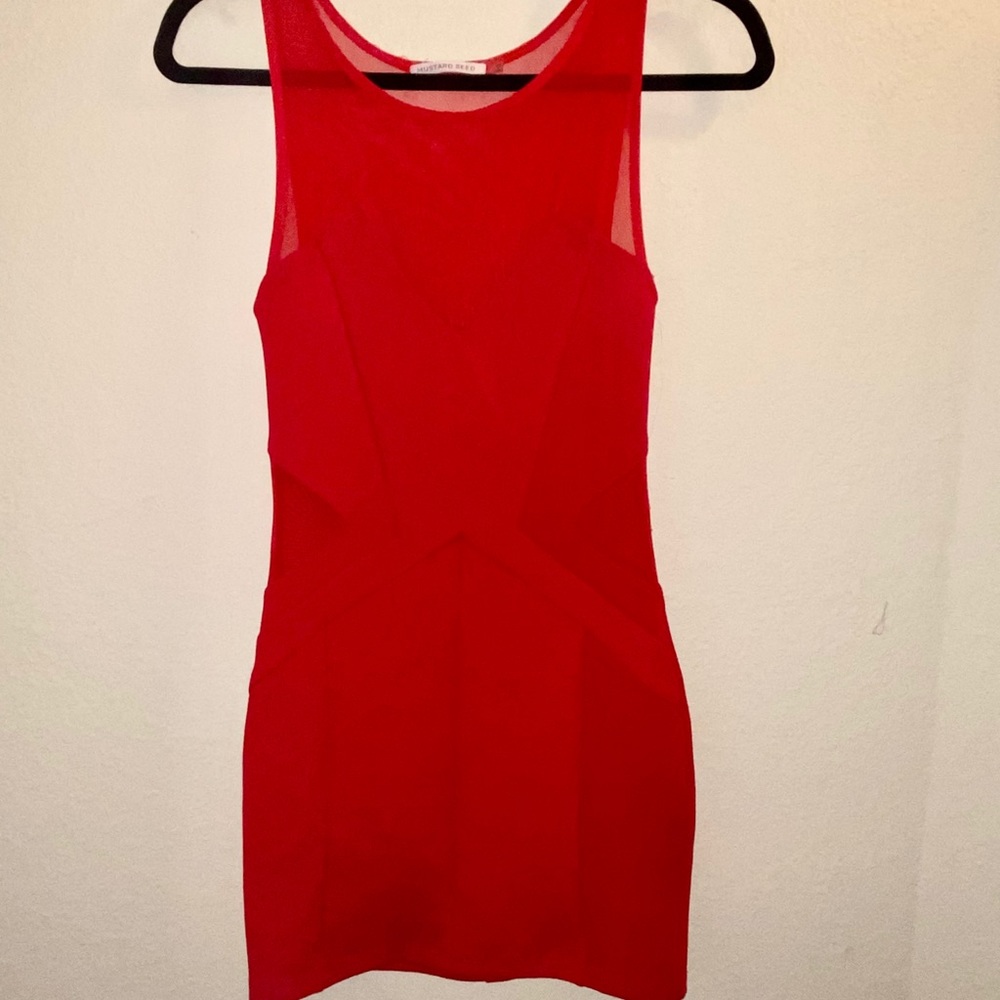 Red dress